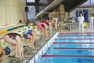 City high school swimming competition