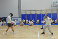Fencing during PE classes